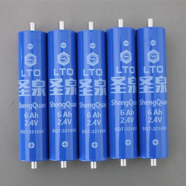 Shengquan 2.4V 6Ah LTO Cylinder Battery